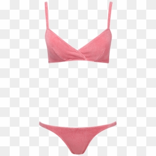 Yasmin Pink Terry Cloth Bikini - Terry Cloth Bikini, HD Png Download