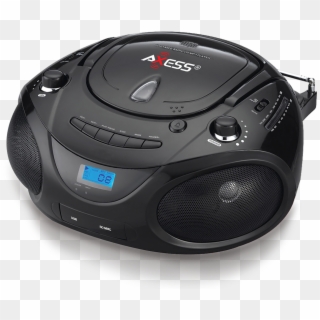 Axess Black Portable Boombox Mp3/cd Player With Text - Axess Portable Mp3/cd Boombox With Am/fm Stereo Pb2703, HD Png Download