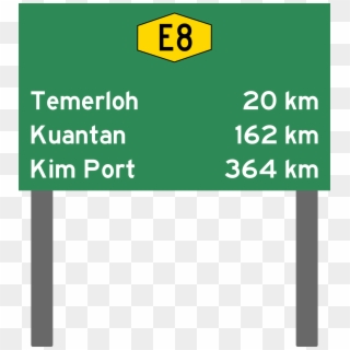 This Free Icons Png Design Of Malaysia Expressway Distance - Road Sign Malaysia Png, Transparent Png