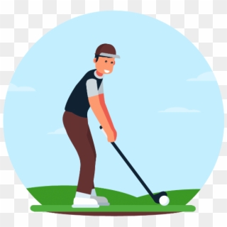 The Perfect Golf Swing Plane - Speed Golf, HD Png Download