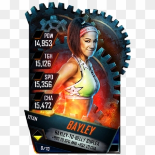 Bayley S4 18 Titan - Wwe Supercard Alexa Bliss, HD Png Download