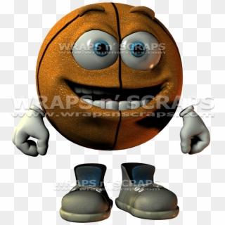 Emotiguy Sports - Basketball - Cartoon, HD Png Download