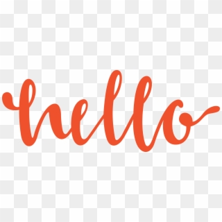 Hello Png - Transparent Background Hello Calligraphy, Png Download
