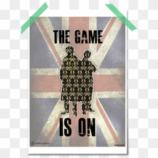 Sherlock Bbc The Game Is On Britain England 221b Baker - Poster, HD Png Download
