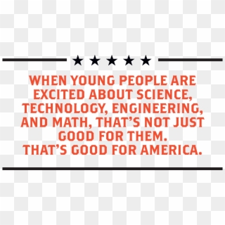 And When Young People Are Excited About Science, Technology, - Honest, HD Png Download