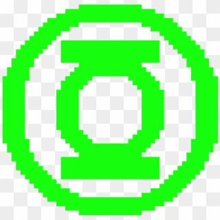 Green Lantern Logo - Pixel Art Dhmis, HD Png Download