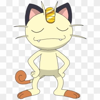 Meowth Standing Vector By , Png Download - Fat Meowth, Transparent Png