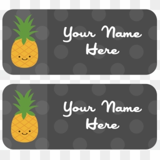 Pineapple Label - Pineapple Name Tag, HD Png Download