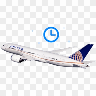 United Airlines Flight Delay Compensation - Flight United Airlines Reservations, HD Png Download