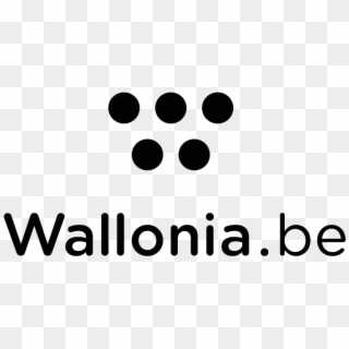 Wallonia Be Logo Black Cmyk - Wallonia, HD Png Download