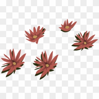 Red Water Lilies Flowers Lily Png Image - Png Vektor Bunga, Transparent Png