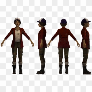 Spoilera Better Look At Clementines New Outfit - Clementine Walking Dead Outfit, HD Png Download