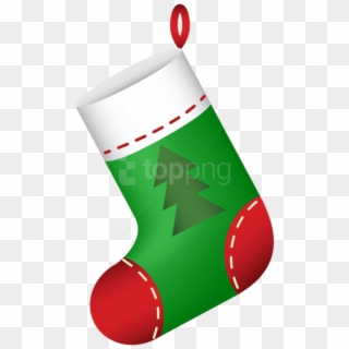Free Png Christmas Stocking Green Png Png - Green Christmas Socks Clipart, Transparent Png