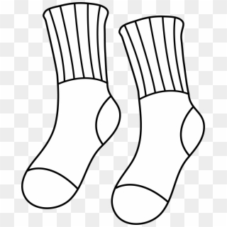 Stocking Vector Transparent - White Socks Clipart, HD Png Download