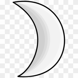 Media Luna Png Transparente - Moon Crescent Clipart, Png Download