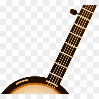 Guitar Clipart Musical Instrument - Banjo, HD Png Download