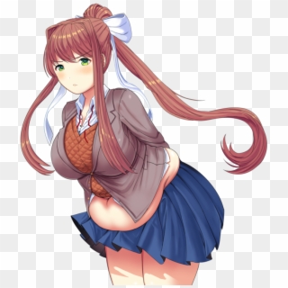 View Samegoogleiqdbsaucenao Monika , - Doki Doki Literature Club Fat, HD Png Download