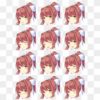 Upright Simple - Monika After Story Sprite Packs, HD Png Download - vhv