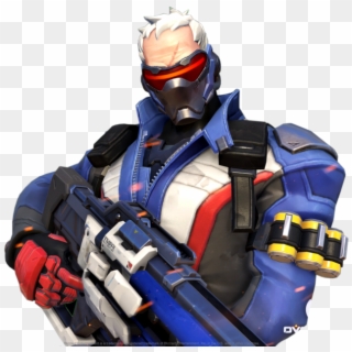 Soldier 76 Png - Overwatch Characters Png, Transparent Png