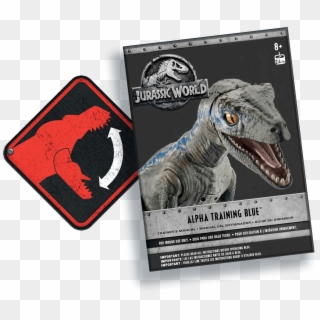 Jurassic World Trainers Manual Image - Mattel Alpha Training Blue, HD Png Download