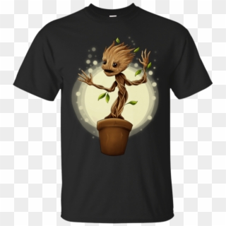 Baby Groot Vector - T-shirt, HD Png Download