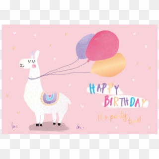 Happy Birthday/bild1 - Llama Clipart Happy Birthday, HD Png Download
