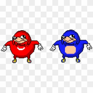 Ugandan Knuckles Red And Blue - Red And Blue Ugandan Knuckles, HD Png Download