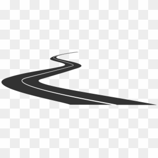 Curved Road Png - Road Drawing Png, Transparent Png