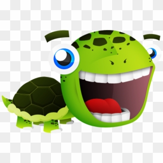 Funny Face Football Clipart - Turtle Cartoon Png, Transparent Png