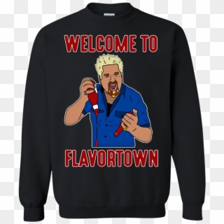 Guy Fieri Welcome To Flavortown Sweatshirt - American Psycho Xmas Jumper, HD Png Download