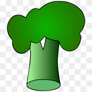 File - Broccoli - Svg - Oak Tree Cartoon Tree Clipart, HD Png Download