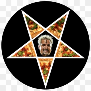 Welcome To My Guy Fieri Fan Page - Satan Star Png White, Transparent Png