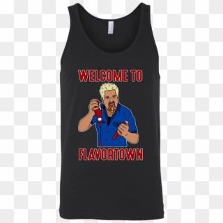 Guy Fieri Welcome To Flavortown Unisex Tank - Shirt, HD Png Download