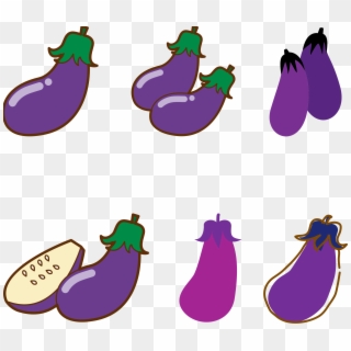 Big Image - Eggplants Clipart, HD Png Download