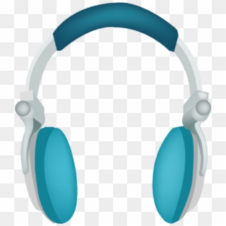 Blue Headphones Clip Art - Blue Headphones Clipart, HD Png Download