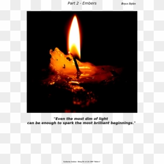 Embers Sheet Music Composed By Bryce Styles 1 Of - Died Candle, HD Png Download
