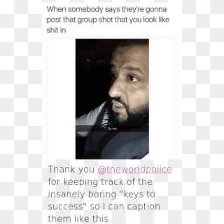 Bored, Dj Khaled, And Friends - Photo Caption, HD Png Download