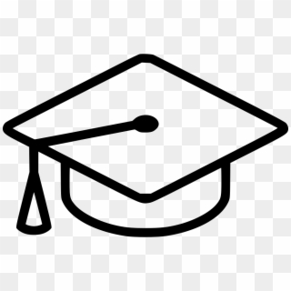 Graduation Cap Comments - Graduation Cap Outline Clipart, HD Png Download