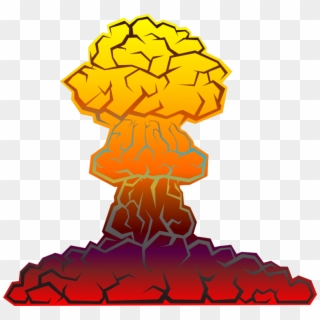 Nuclear Warfare Nuclear Weapon Nuclear Explosion Bomb - Nuclear Explosion Clip Art, HD Png Download