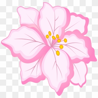 White Pink Flower Png Clip Art Image - Pink And White Flowers Png, Transparent Png
