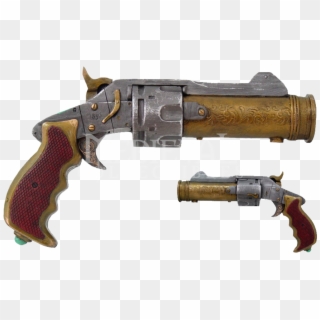 Large Steam Punk Revolver, HD Png Download