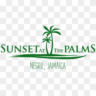 Sunset At The Palms Logo W Negril Jamaica - Graphic Design, HD Png Download