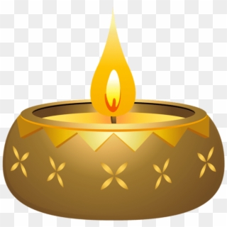 Diwali Candle Png - Diwali Candle Diya Clipart Diwali Diya Png Transparent, Png Download
