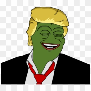 President Trump As Pepe The Fascist Frog - Cartoon, HD Png Download