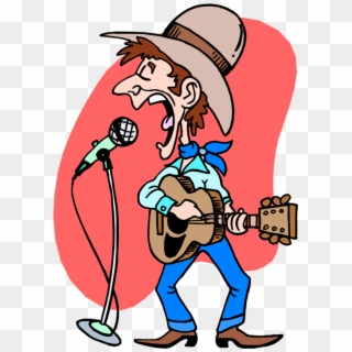 Musician Clipart - Country - Country Singer Clip Art, HD Png Download
