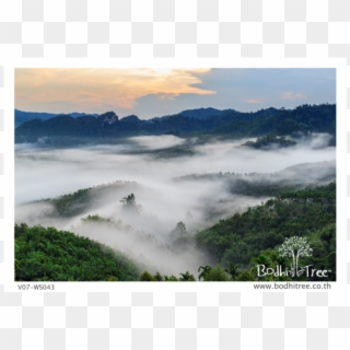 Transparent Wallpaper Scenery - วอลเปเปอร์ ติด ผนัง ธรรมชาติ หมอก, HD Png Download