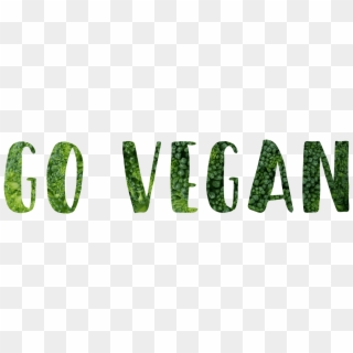 Vegan Slogan Motivational Go Vegan Sustainable - Go Vegan No Background, HD Png Download