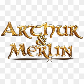 Arthur & Merlin - Calligraphy, HD Png Download