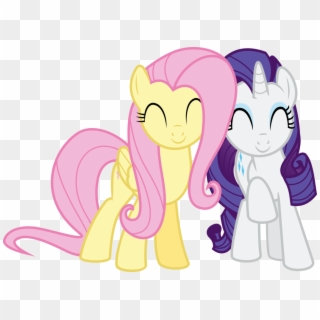 And Adorable By - My Little Pony Fluttershy And Rarity, HD Png Download
