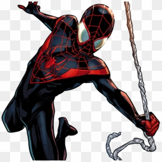 Spiderman, Iron Man, Ultimate Spiderman, Fictional - Ultimate Spider Man Miles Morales, HD Png Download